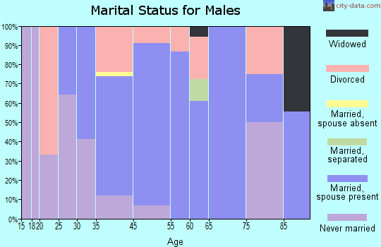 Batavia marital status for males