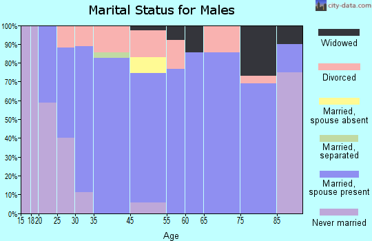 Baxter marital status for males