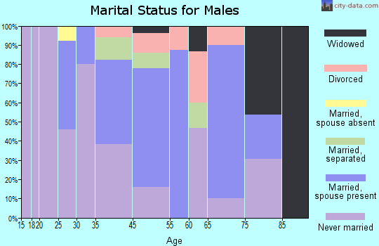 Nenana marital status for males