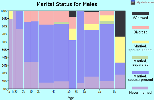 Bloomfield marital status for males