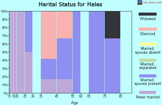 Bradgate marital status for males
