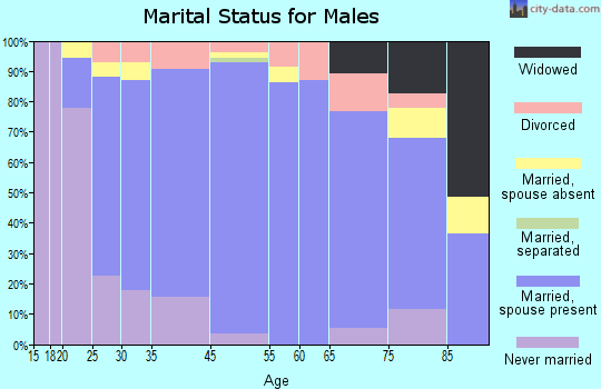 Clarion marital status for males