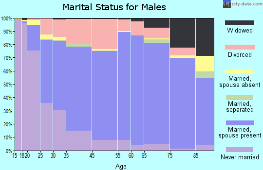Clinton marital status for males