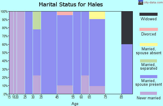 Defiance marital status for males