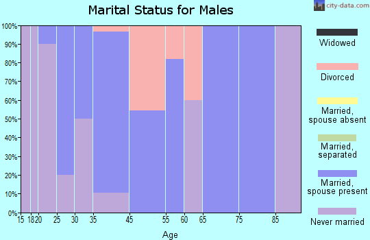 Dixon marital status for males