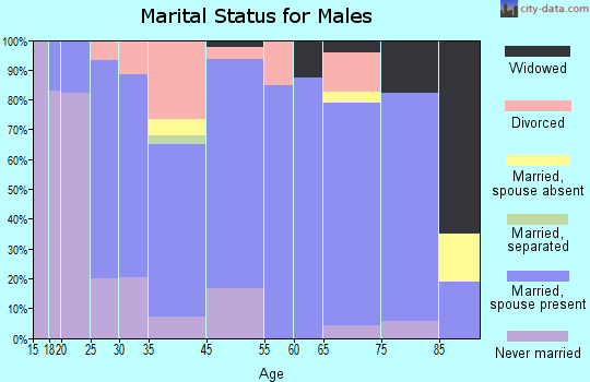 Eagle Grove marital status for males