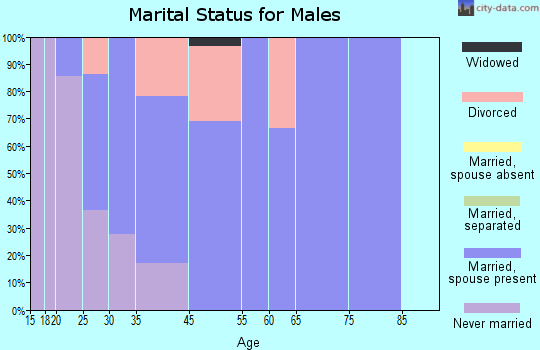 Everly marital status for males