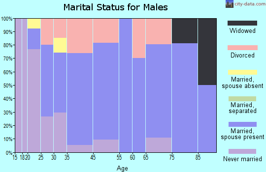 Goldfield marital status for males