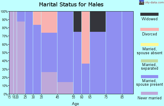 Harvey marital status for males