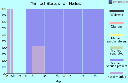 Houghton marital status for males