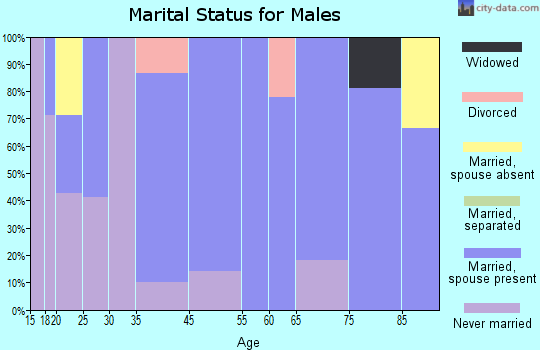 Irwin marital status for males