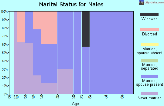 Jamaica marital status for males