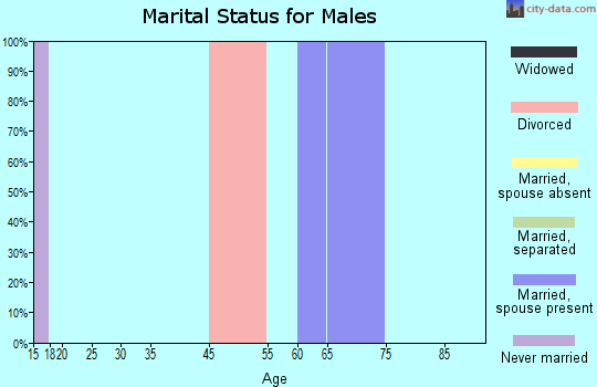 Le Roy marital status for males