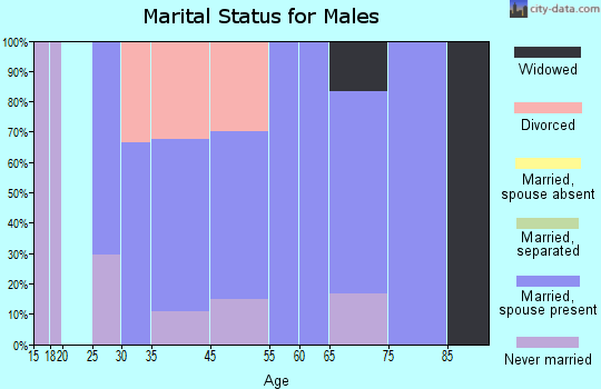 Lewis marital status for males