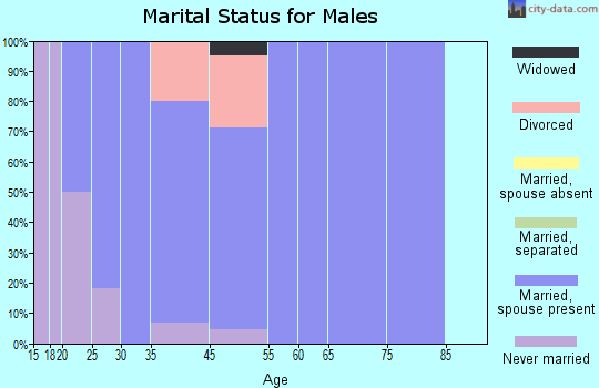 Libertyville marital status for males