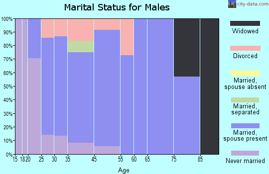 Lost Nation marital status for males