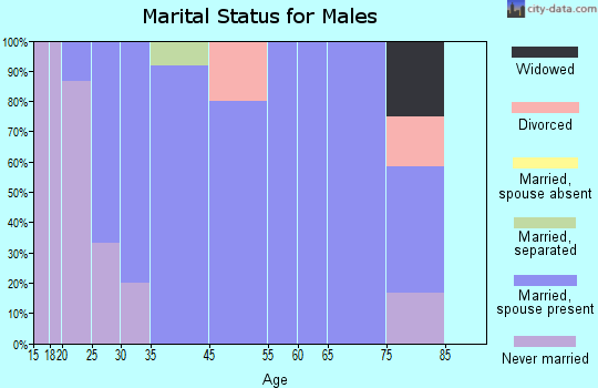 Lynnville marital status for males