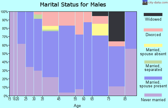 Marengo marital status for males