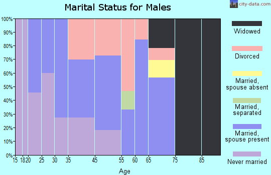 Marquette marital status for males