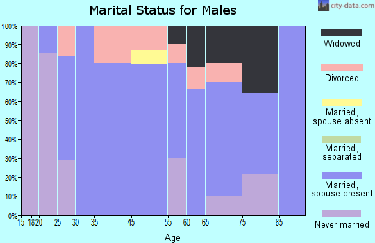 Minden marital status for males