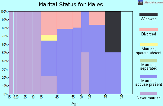 Mitchell marital status for males