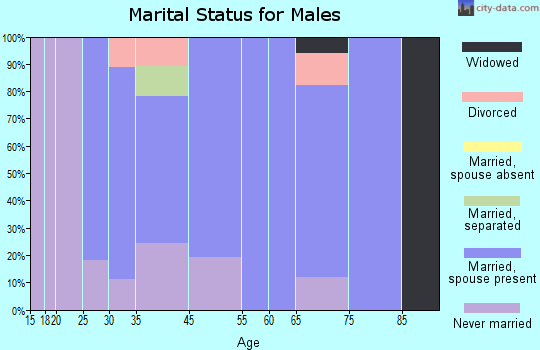 Mondamin marital status for males