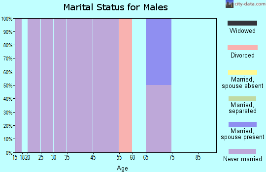 Rampart marital status for males