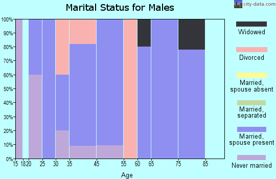 New Providence marital status for males