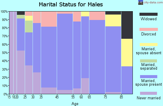 New Sharon marital status for males