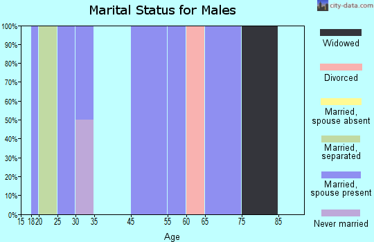 Northboro marital status for males