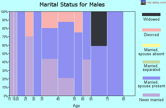 Peterson marital status for males