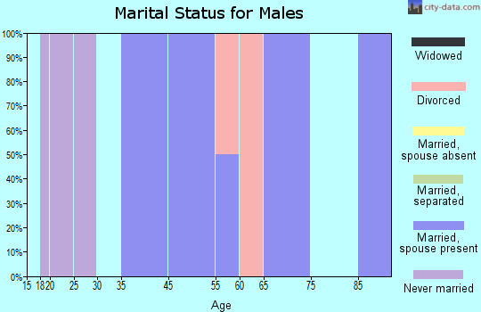 Plano marital status for males