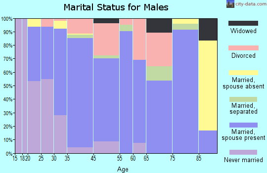 Pleasantville marital status for males