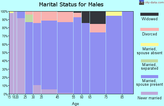 Chelsea marital status for males