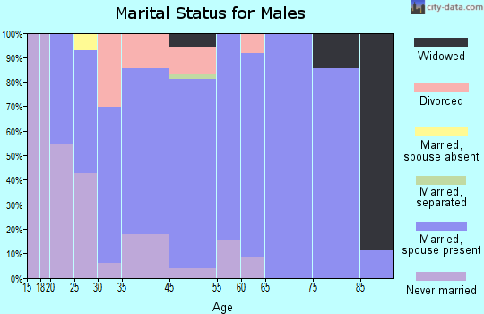 Rockford marital status for males
