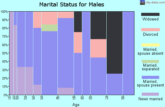 Runnells marital status for males