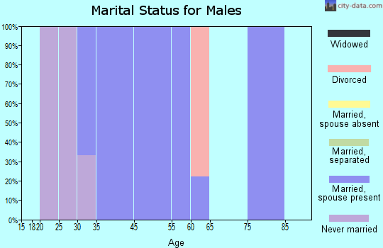 St. Paul marital status for males