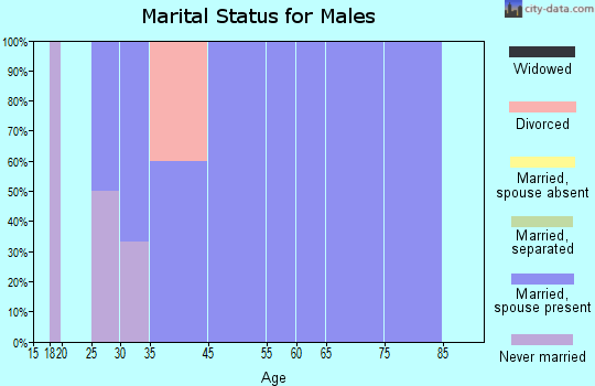 Scarville marital status for males