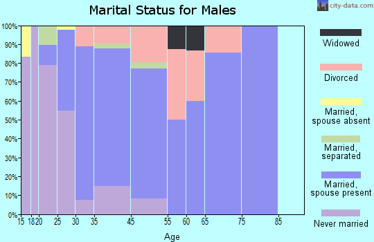 Shellsburg marital status for males