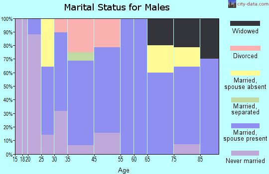 Sioux Rapids marital status for males