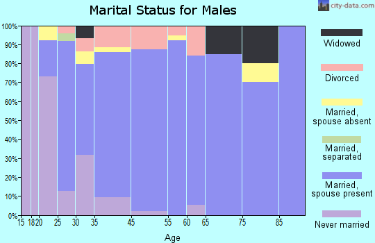 Slater marital status for males
