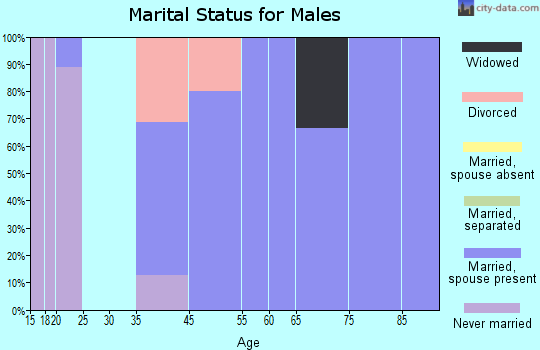 Somers marital status for males
