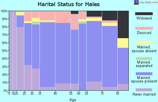 Spencer marital status for males