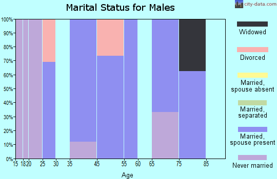 Westgate marital status for males