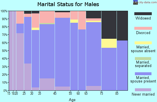 Abilene marital status for males