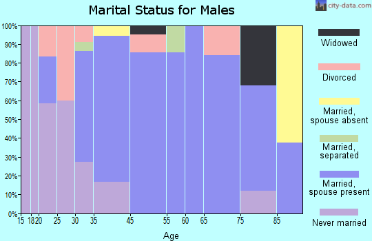 Attica marital status for males