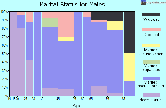 Belleville marital status for males