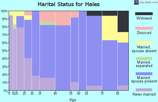 Beloit marital status for males