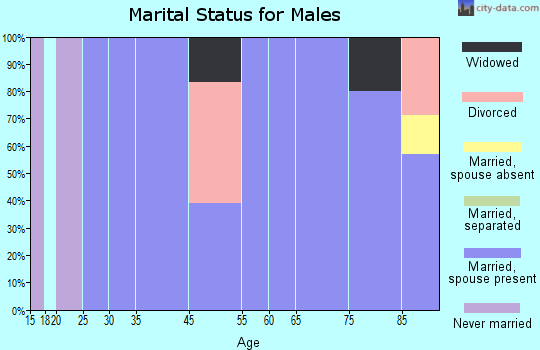 Brewster marital status for males