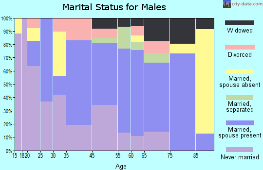 Aliceville marital status for males